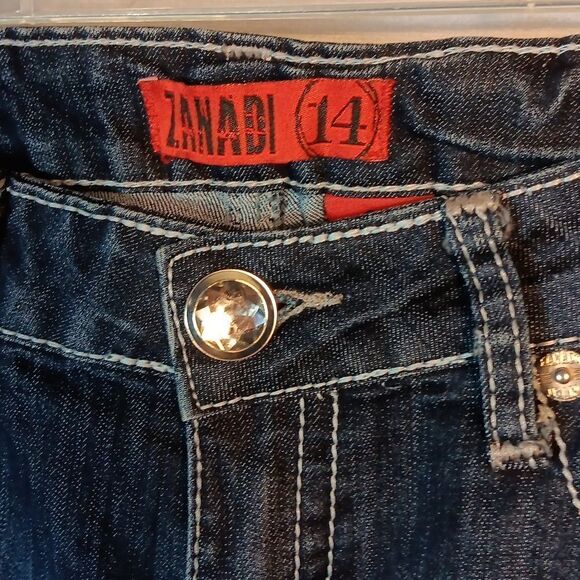 Zana Di Distressed Stretch Denim Jeans - Picture 3 of 7